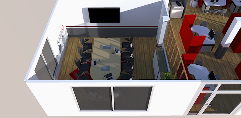 Modélisation 3D - salle de réunion