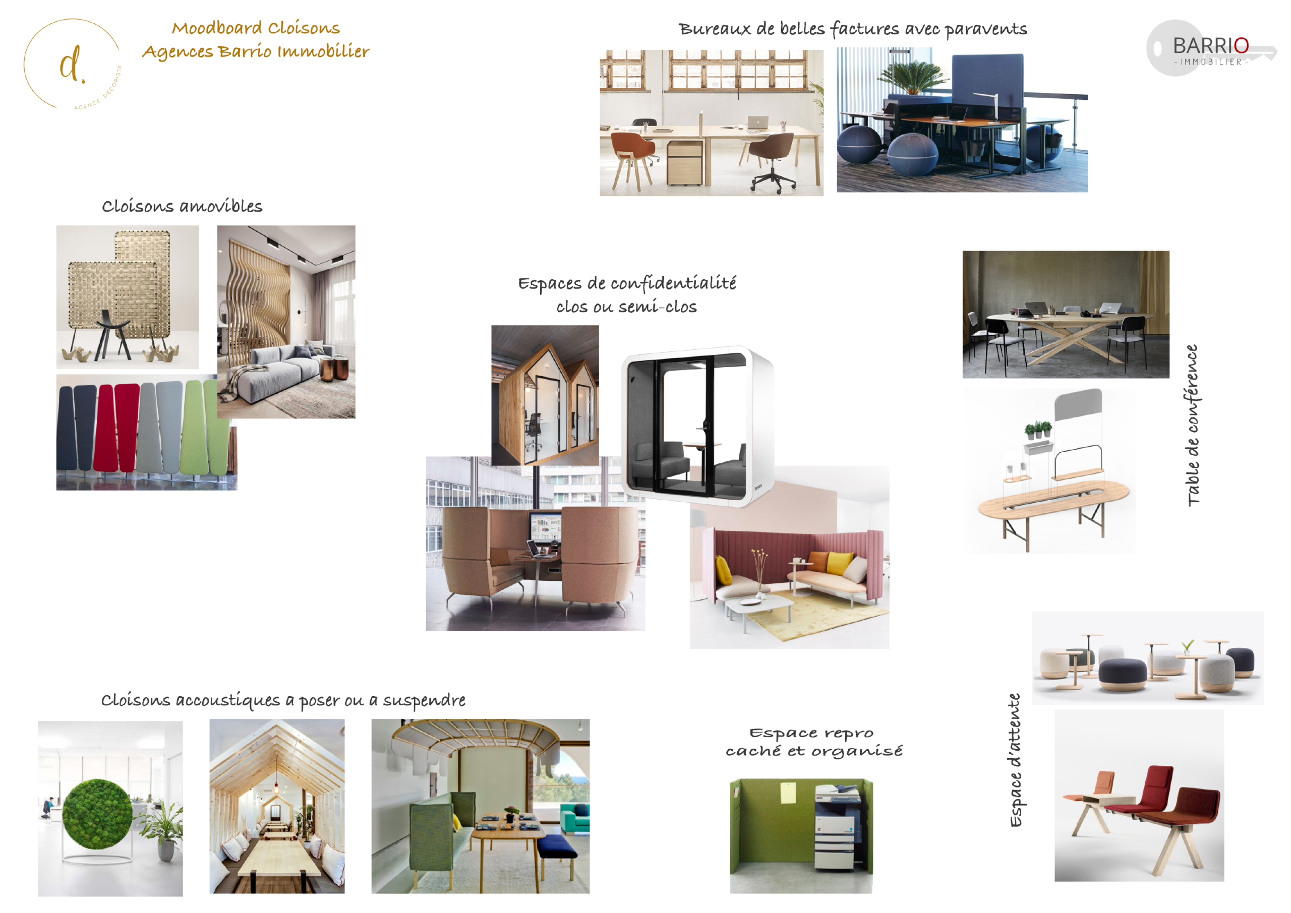 Moodboard - Agence immobilière